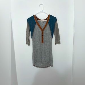 Size XS Baseball Tee Top